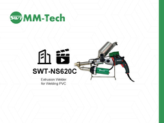 SWT-NS620C Pellet Extrusion Welding Gun Operatie Duitse METABO Motor·5-40mm Film Welding