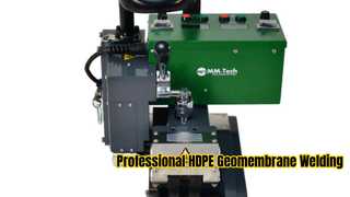 MM-Tech geomembraanlasapparaat Hoge snelheid HDPE-lassen