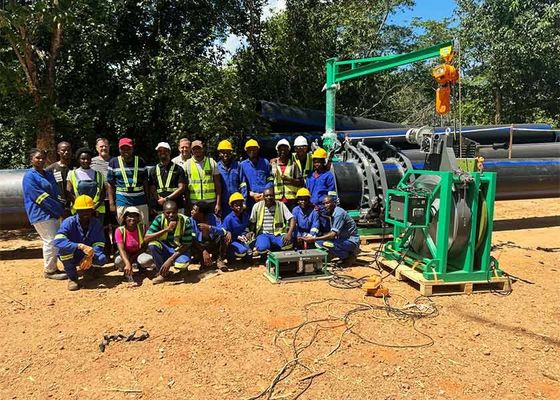 Effecitve 1000 mm HDPE-buisbuis smeltweldmachines voor irrigatiewatervoorziening