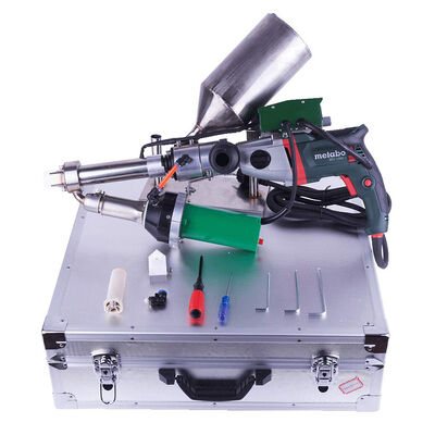 3400W Extrusion Welding Machine with METABO Motor and 2-Year Warranty for PP PE Plastic Welding