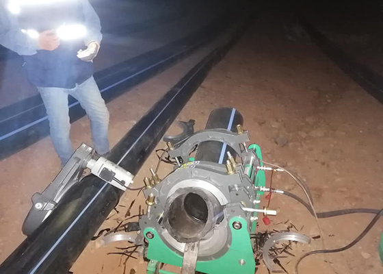 50mm - 160mm Hdpe de Machine van het de Fusielassen van het Pijpuiteinde Met geringe geluidssterkte