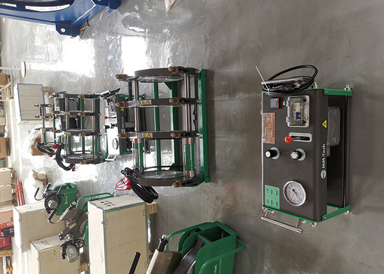 De Fusielasser Jointing van het polyethyleenuiteinde 90mm - 315mm Pijp en Montage