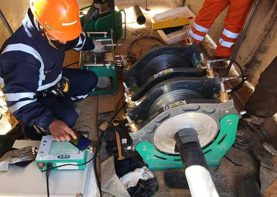 200mm Pijphdpe de Machine van de Uiteindefusie met Gegevensregistreerapparaat