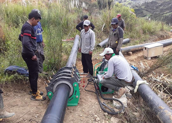 630mm Hdpe de Machine van het de Fusielassen van het Pijpuiteinde met Temperatuurvertoning