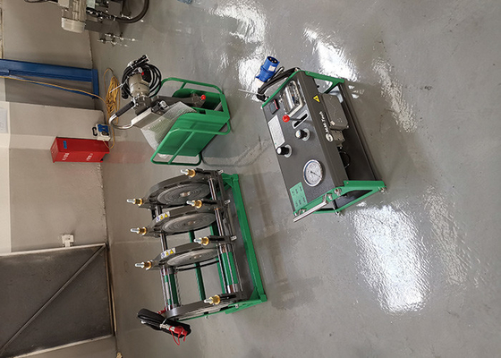 4 duim van de de Fusiemachine van het 5 Duim Hydraulisch Uiteinde de Temperatuurcontrolemechanisme And Timer