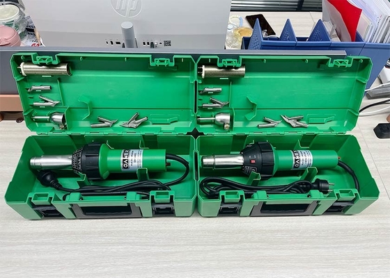 PE / PP / PVC / ABS / PVDF CX1600S Hete Lucht Lasser Met Weinig Geluid En Diverse Mondstuk Opties