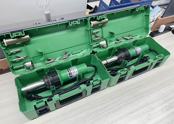 PE / PP / PVC / ABS / PVDF CX1600S Hete Lucht Lasser Met Weinig Geluid En Diverse Mondstuk Opties
