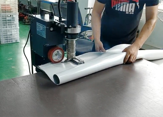 SWT-PAU Tafeltype Warmluchtsweismachine Pol Pocket Welding With Rope