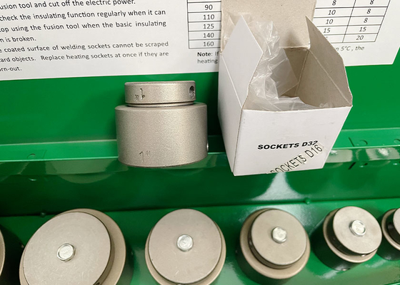 ZRJQ-63 PPR Lasmachine Teflon Gecoate Sokkelmatrijzen Voor Warm/Koud Water Sanitair