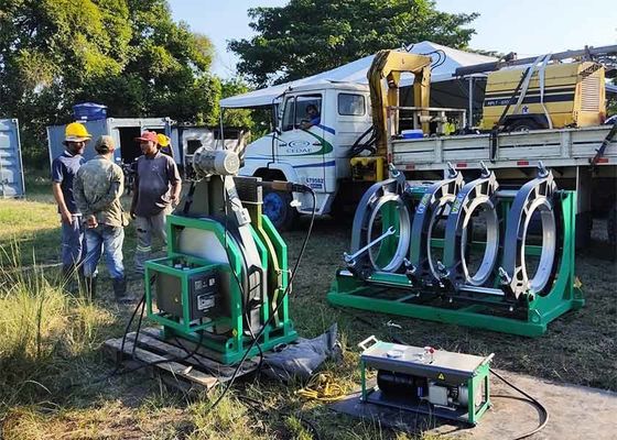 2.2Kw Pompvermogen ISO12176 Standaard DVS2207 HDPE Pijp Fusie Lasapparatuur Voor Landbouwirrigatie