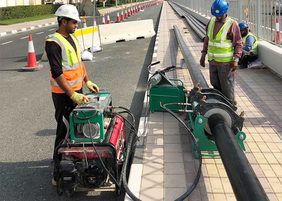 200-450 mm HDPE-buisbuis fusie-lasmachine DVS 2207 Lasstandaard goedgekeurd