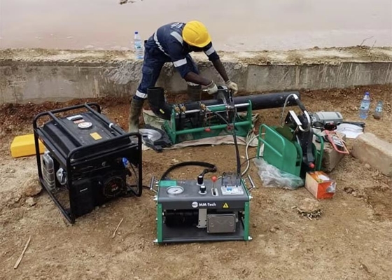 Effectieve wormwiel-aangedreven freeslasmachines voor HDPE-waterleidingen
