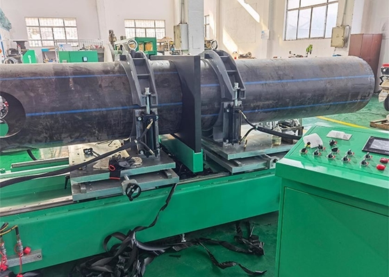 800 mm HDPE Werkplaats Fitting Fabricatie Lasmachines In Factory