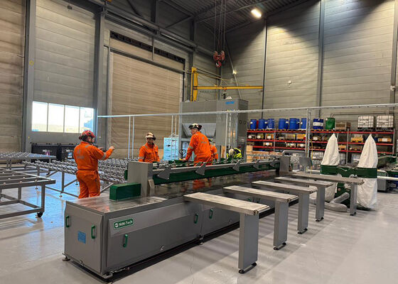 6M Fusion Welding Machine voor de vervaardiging van HDPE-tanks voor zalmkwekerijen onder zee in Noorwegen