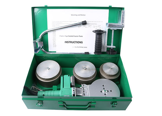 75mm110mm het Lassenmachine van de Contactdoosfusie, de Machine van de de Pijpfusie van 1200W Ppr