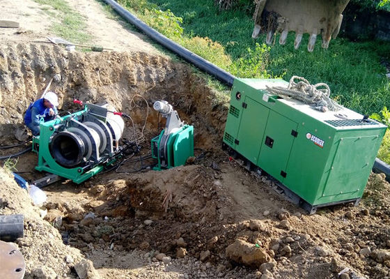 De automatische PE PPR HDPE Machine van het de Fusielassen van het Pijpuiteinde voor 90mm - 250mm