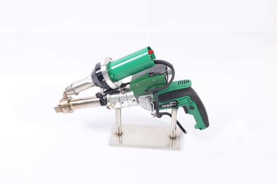 Hdpe Plastic het Lassenmachine van de Hete Lucht110v Uitdrijving voor Vijvervoering met 4mm Staaf