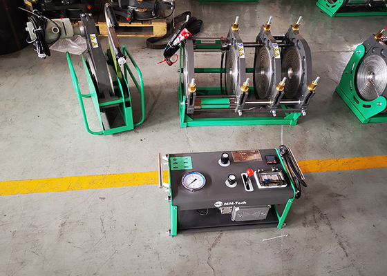 Het verbinden van 90355mm Hdpe de Machine van het de Fusielassen van het Pijpuiteinde