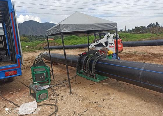315mm Hdpe Pijp die Hydraulische het Lassenmachine van de Uiteindefusie Met geringe geluidssterkte verbinden
