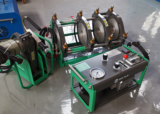 De Fusielasser Jointing van het polyethyleenuiteinde 90mm - 315mm Pijp en Montage