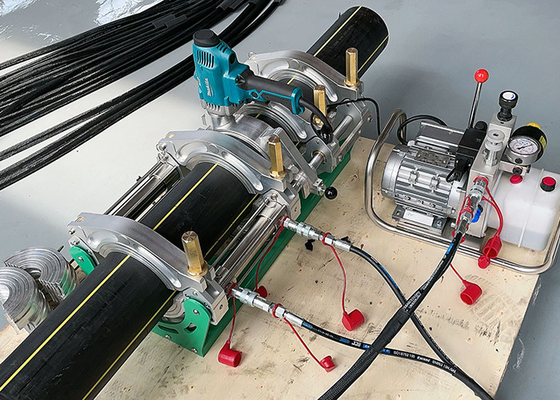 50mm - 160mm Hdpe de Machine van het de Fusielassen van het Pijpuiteinde Met geringe geluidssterkte